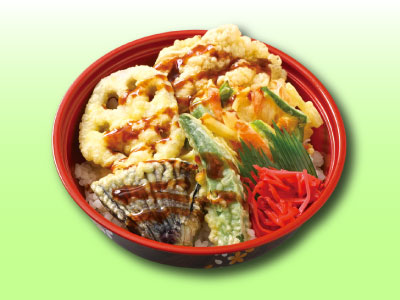 野菜天丼