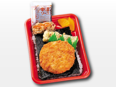 のり弁当(メンチカツ)